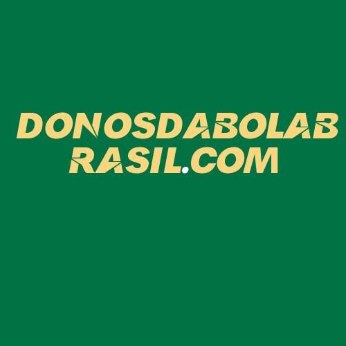 Logo da DONOSDABOLABRASIL